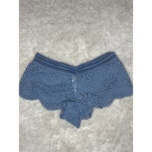 NWOT Victoria’s Secret Dream Angels Blue Lace Shortie Low Rise XS